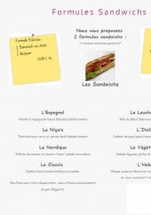Menu Croc Midi - Les sandwiches