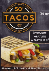 Menu So Taco's - Carte et menu So Taco's, Mantes la Jolie