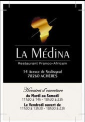 Menu La Medina - Carte et menu La Medina Acheres