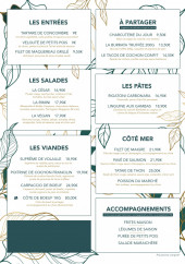 Menu Oz'anges - Les entrées, salades, ...
