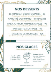 Menu Oz'anges - Les formules, desserts, ...