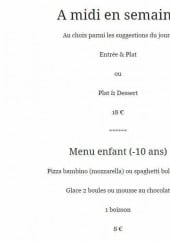 Menu Les Archanges - Le menu midi et le menu enfant