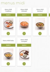 Menu Eat sushi - Menus midi