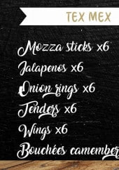 Menu Pizza Rapido - Tex mex