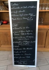 Menu L'Auberge de l'Etoile - Exemple de menu