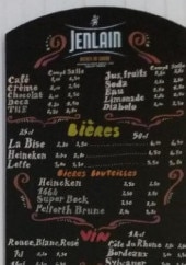 Menu Le Zéphir - Les bières