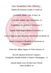 Menu La Table du Liberty - Les assiettes