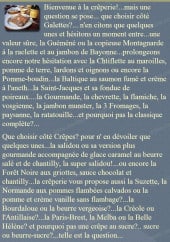 Menu Crêperie de Saint Nom - Les informations sur le menu