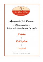 Menu Le Logis Saint Martin - Le menu à 28€