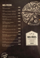 Menu Le Nagdalena - Les pizzas