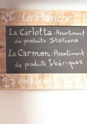 Menu L' Atelier d'Alex - Les planches