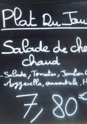 Menu Le Monitor - Exemple de plat du jour