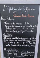 Menu Le Tiky - Exemple de menu