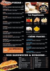 Menu Grill Roisel - Les pizzas, sandwiches et burgers
