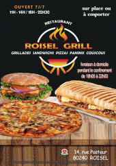 Menu Grill Roisel - Carte et menu Roisel Grill Roisel