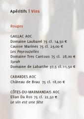 Menu Cascarbar - Vins