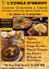 Menu L' étoile D' orient - Les informations sur les menus