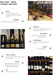 Menu La Grappe d'Or - Les vins