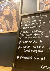 Menu Le B.A.R - Exemple de menu
