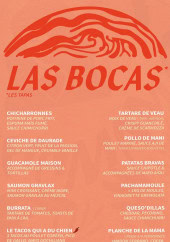 Menu PachaMama - Les tapas