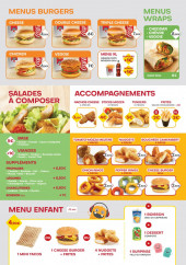 Menu Tacos Avenue - Menu burgers et enfant