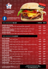 Menu Jack's Express - Burgers