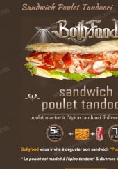 Menu BollyFood - Le sandwich poulet tandoori