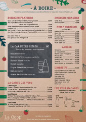 Menu La Coop' pizza - Les boissons