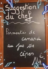 Menu Le Week-End - Un exemple de suggestion du chef