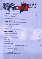 Menu Terre Fauve - Les tapas