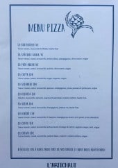 Menu L’Artichaut - Les pizzas