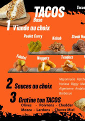 Menu Lomagne Tacos - Les tacos
