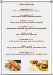 Menu Au point gourmand - Sandwiches