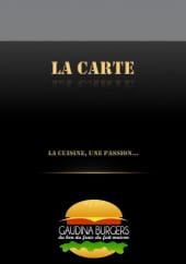 Menu Gaudina Burgers - La carte et menu du restaurant Gaudina Burgers Toulon