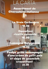 Menu L'occasione - La carte