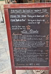 Menu La Feuille de Chou - Exemples des menus