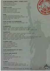 Menu New york city - la carte et menu du New york city snack Toulon