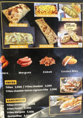 Menu O’saveur - Les tacos, frites et sandwiches