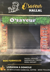 Menu O’saveur - Carte et menu O’saveur Toulon