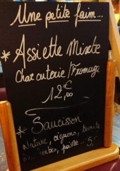Menu Temple Beer - Exemple de menu