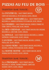 Menu Patatruck - Les pizzas