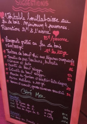 Menu Prao Plage - L'ardoise