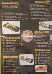 Menu Villa D’asie - Les makis, sushis, ...