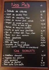 Menu La Rose Des Vents - Exemple de menu du mois