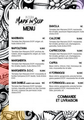 Menu Made In Sud - Les pizzas
