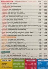 Menu Serradifalco - Les pizzas, formule, desserts et boissons