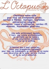 Menu L'octopus - Informations