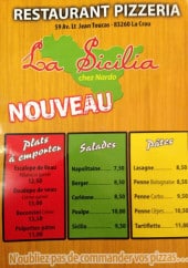 Menu La Sicilia - Carte et menu La Sicilia La Crau