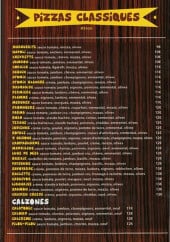 Menu Pizz'Atomic - Les pizzas classiques