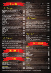 Menu Pizza Da Luigi - La carte